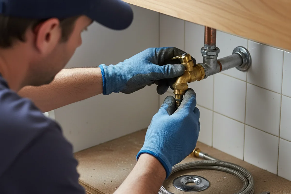 Shutoff valve and fitting work during Repiping in Seattle